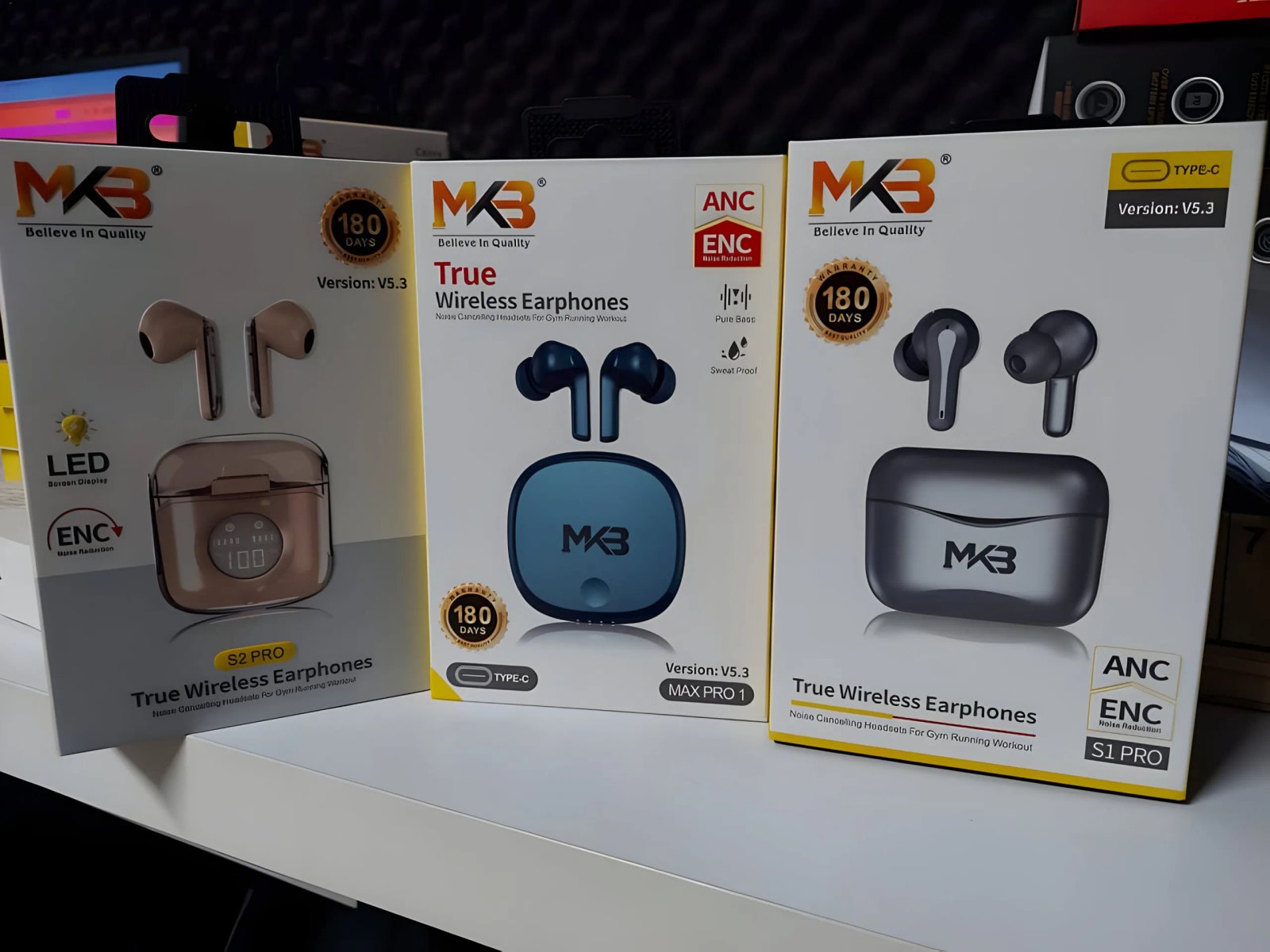 MKB S1 PRO ANC Earbuds - Image 3