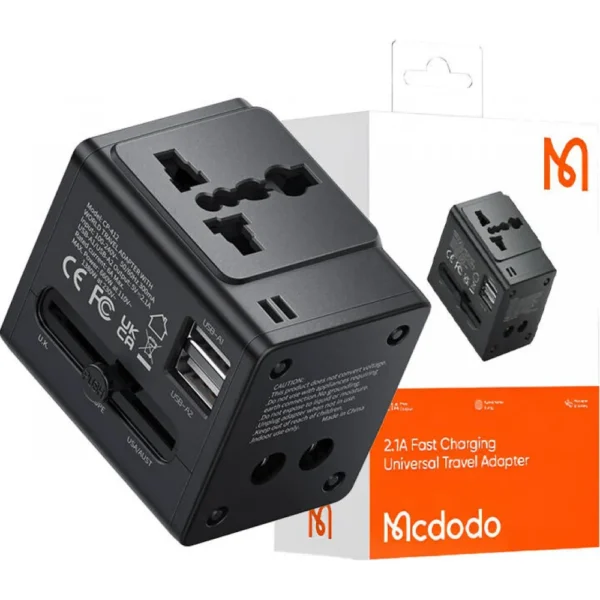 Mcdodo Fast Charging Universal Travel Adapter Price in Bangladesh