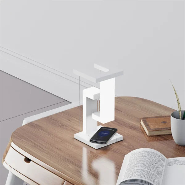 Anti-Gravity LED Desk Lamp with Wireless Charger