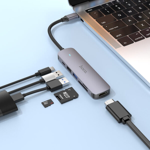 Hoco HB29 6-in-1 USB Type C Hub