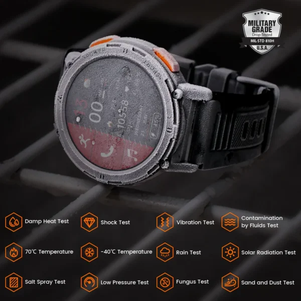 kospet tank t2 rugged smart watch