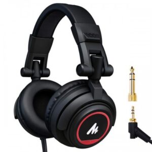 Maono AU-MH501 Studio Headphones - Professional Over-Ear Headphones with 50mm Drivers for Recording, Mixing, and Gaming