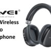 Awei AT7 Bluetooth Wireless Headphones Black Color with 70 Hours Playtime