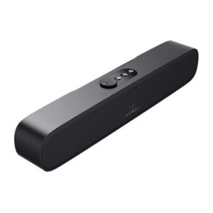 Baseus AeQur DS10 Mini Bluetooth Soundbar with RGB lights, compact design, and powerful sound for gaming and music in Bangladesh