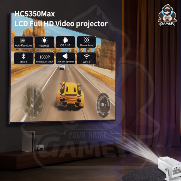 Amazon HCS 350 Pro Projector white price in Bangladesh