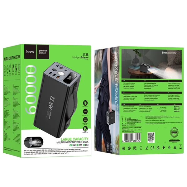 Hoco J138 60000mAh Power Bank - Image 4