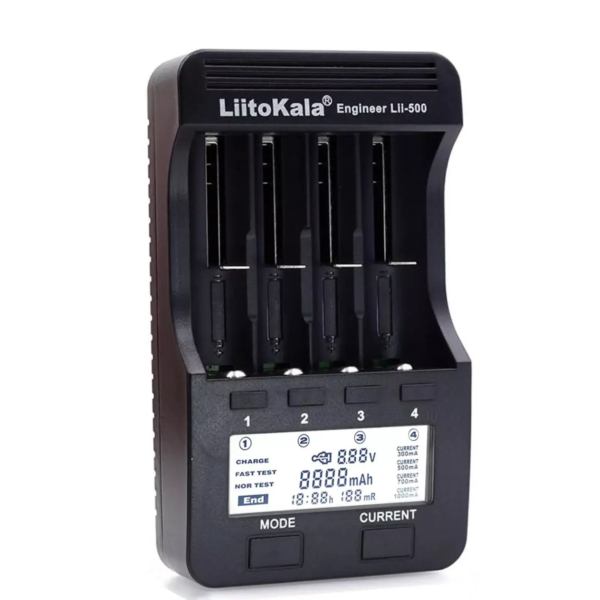 Liitokala Engineer Lii-500 4-Slot Battery Charger & Tester