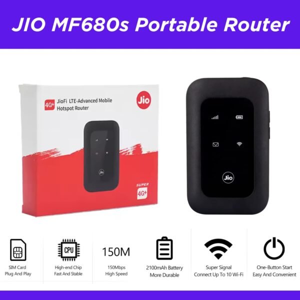 Jio MF680s 4G LTE Wi-Fi Hotspot Router