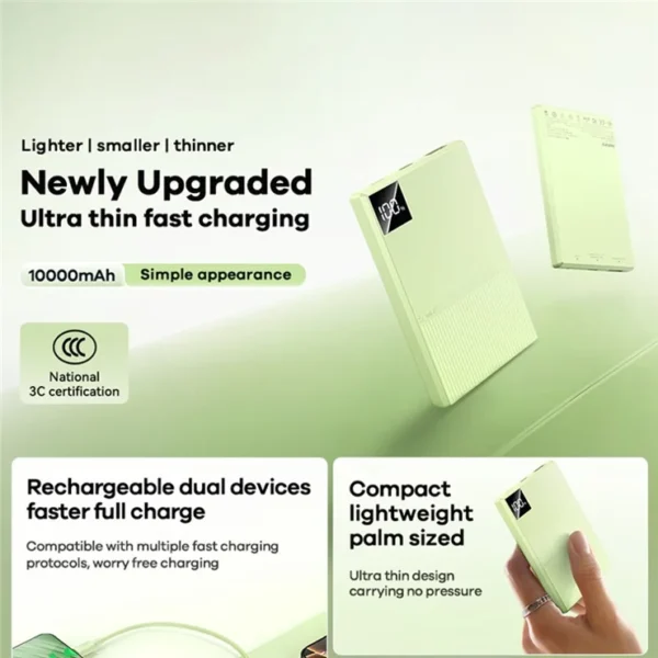 REMAX FP-8 Ultra Thin 10000mAh 22.5W Fast Charging Power Bank