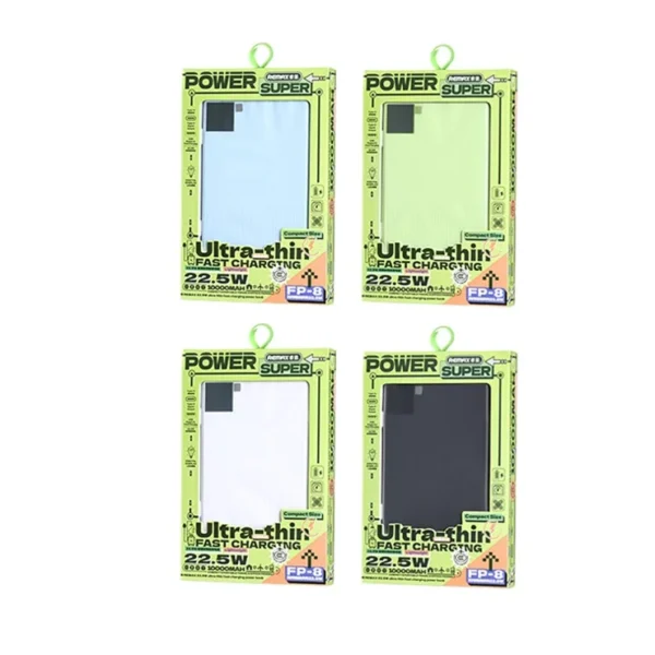 REMAX FP-8 Ultra Thin 10000mAh 22.5W Fast Charging Power Bank