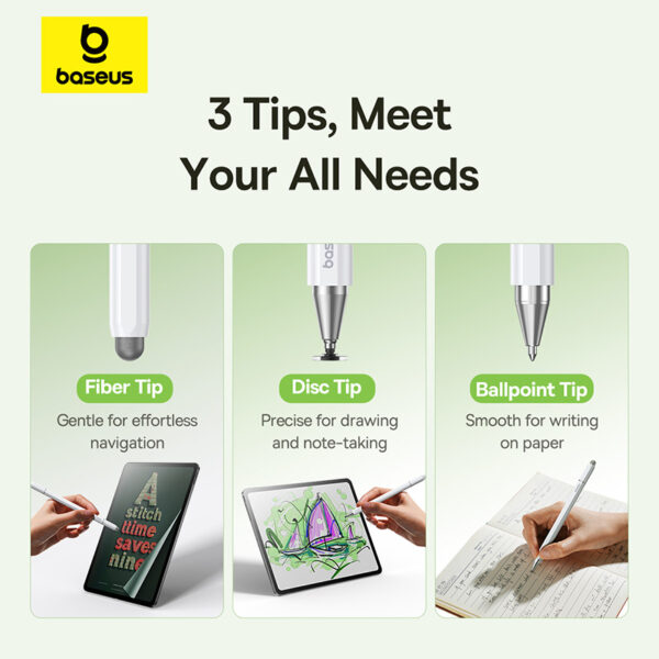 Baseus Smooth Writing III Universal 3-in-1 Stylus Pen price in Bangladesh