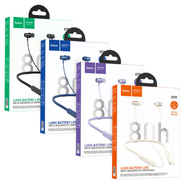 Hoco Armour ES70 Bluetooth Wireless Neckband - Image 3