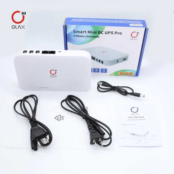 Olax POE D8 Pro 20000mah Mini UPS - Image 4