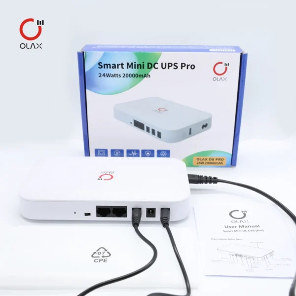 Olax POE D8 Pro 20000mah Mini UPS - Image 3