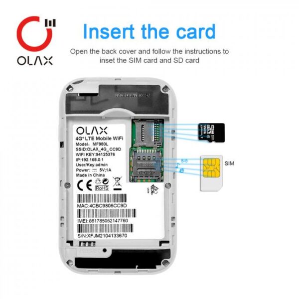 Olax mf980l 4g pocket router price in Bangladesh