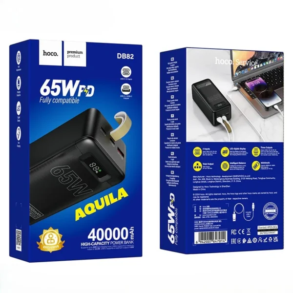 Hoco DB82 40000mah 65w Power Bank price in Bangladesh