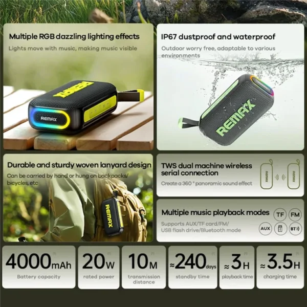 Remax RB-M10 Wireless Bluetooth Speaker