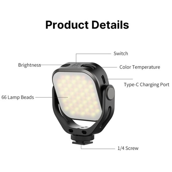 Ulanzi VIJIM VL66 LED Video Light price in Bangladesh
