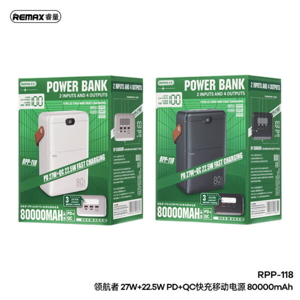 Remax RPP-118 80000mAh Power Bank