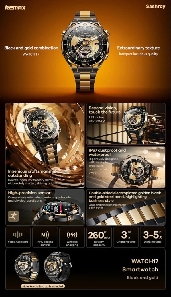 Remax Watch 17 Smartwatch - Image 3