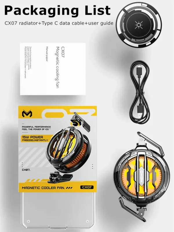 Mimo mobile phone cooling radiator fan