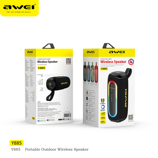 Awei Y885 Bluetooth Speaker - Image 3