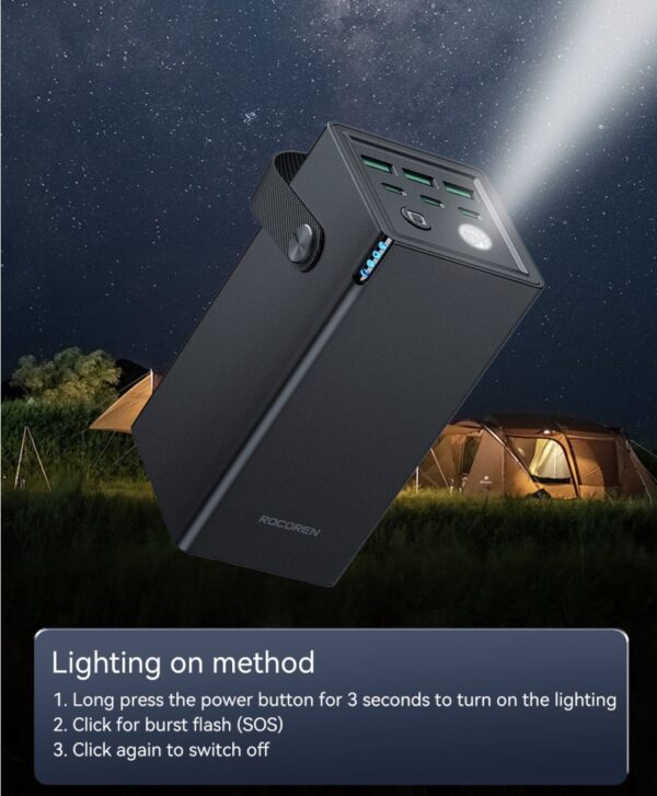 Rocoren 50000mAh 67W Power Bank