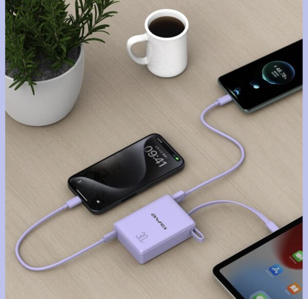Awei P87K 30W 10000mAh Power Bank - Image 4