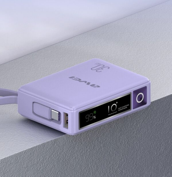 Awei P87K 30W 10000mAh Power Bank - Image 3