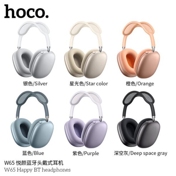 Hoco W65 Wireless Headphone - Image 2