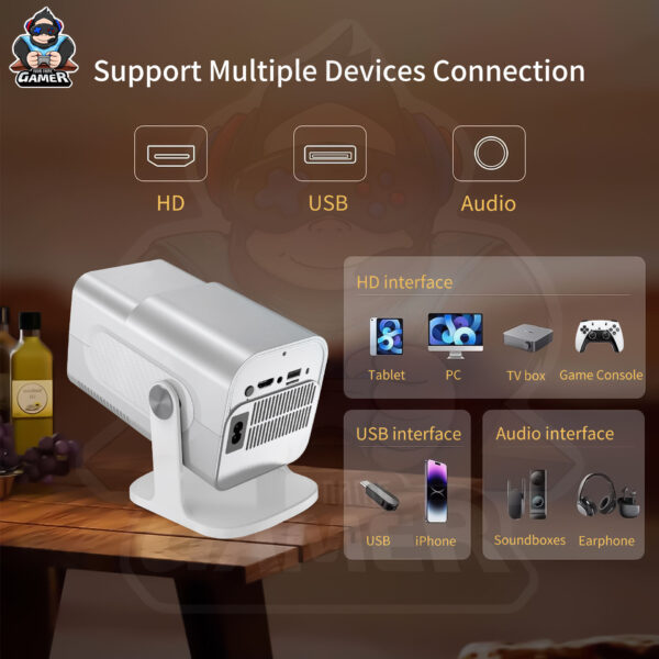 HCS350 Max Gaming Projector with Voice Remote