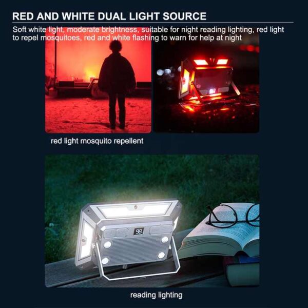 GearUP KXK-686 50W Rechargeable Flood Light