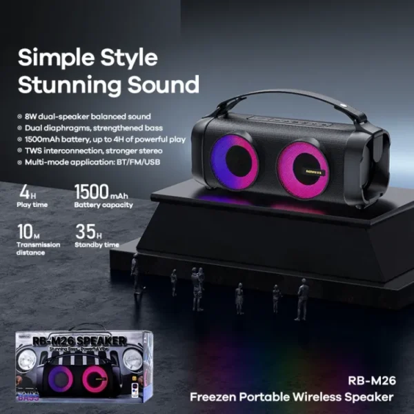 Remax RB-M26 Portable Bluetooth Speaker