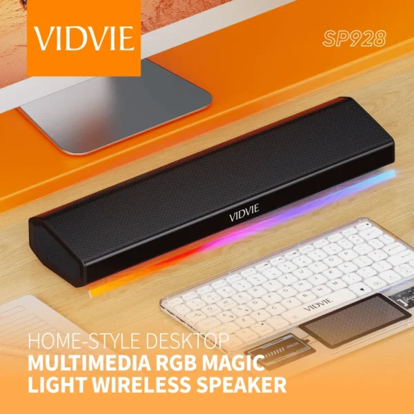 Vidvie SP928 Desktop RGB Soundbar Speaker