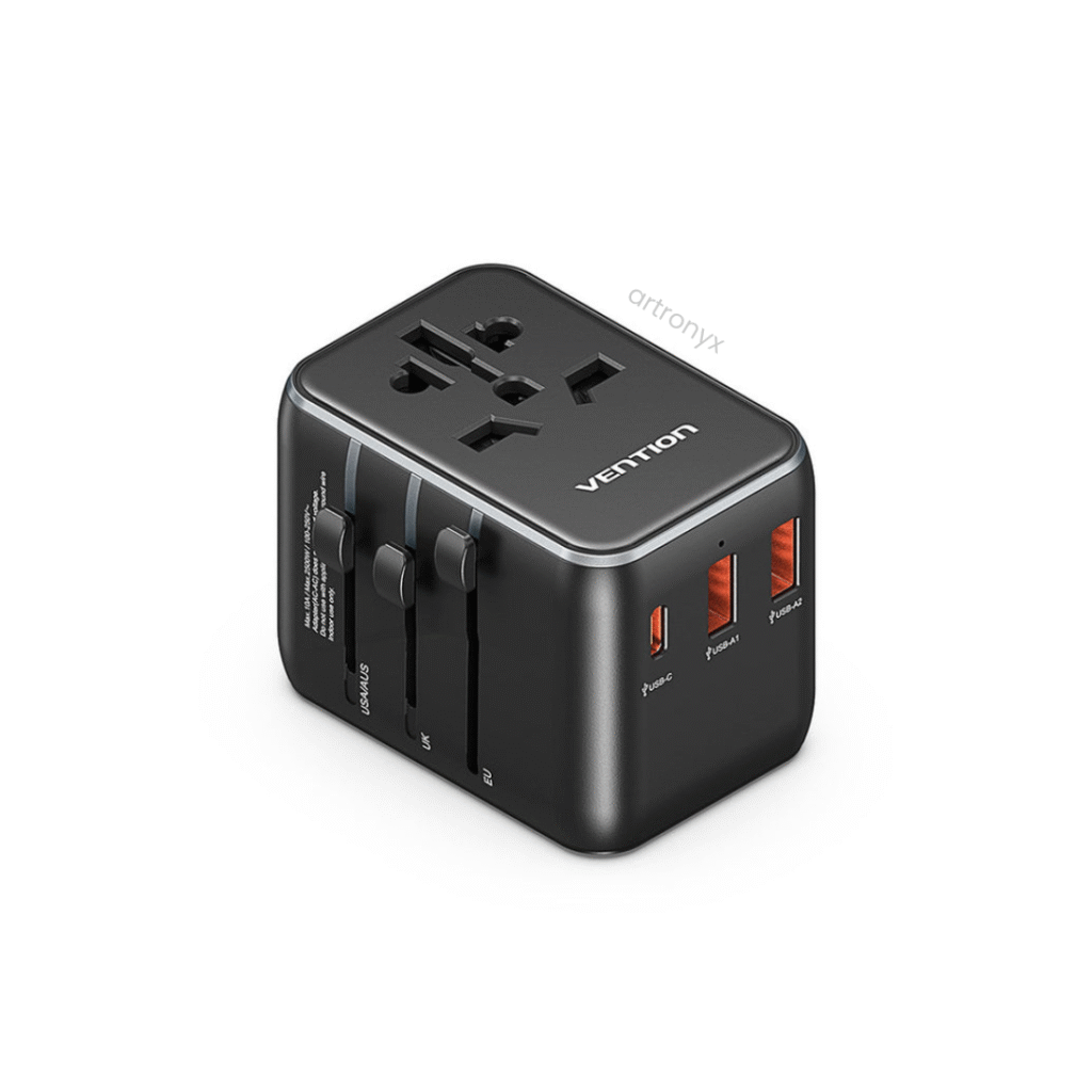 Vention 3-Port USB 20W Universal Travel