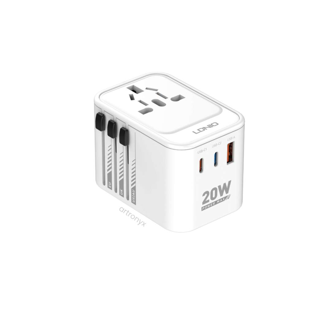 LDNIO Z9 20W GaN Universal Travel Adapter