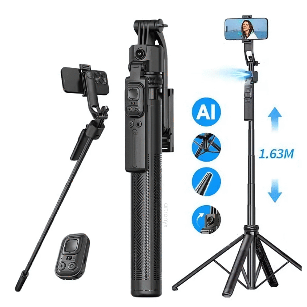 C17 AI Face Tracking Gimbal Quadrapod/Tripod