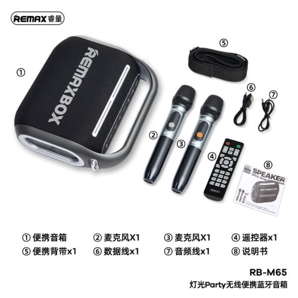 Remax RB-M65 Bluetooth Karaoke Speaker