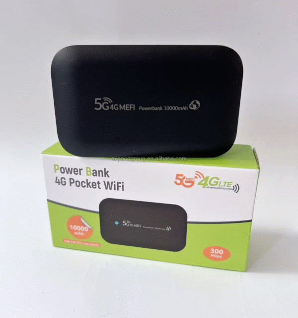 PW100 4G Pocket Router + 10000mAh Power Bank