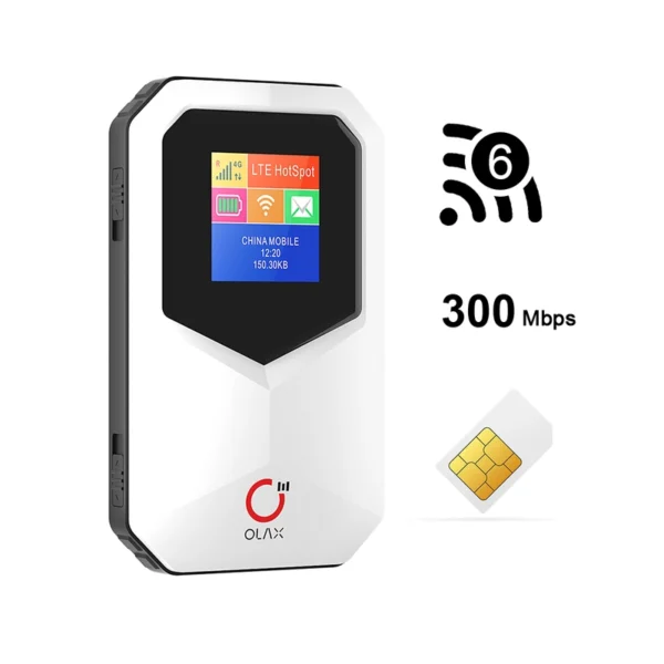 OLAX MT85 4G WiFi 6 Pocket Router