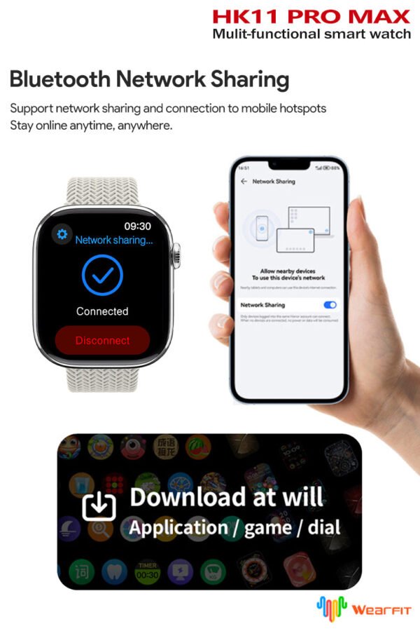 Wearfit HK11 PRO MAX Smartwatch