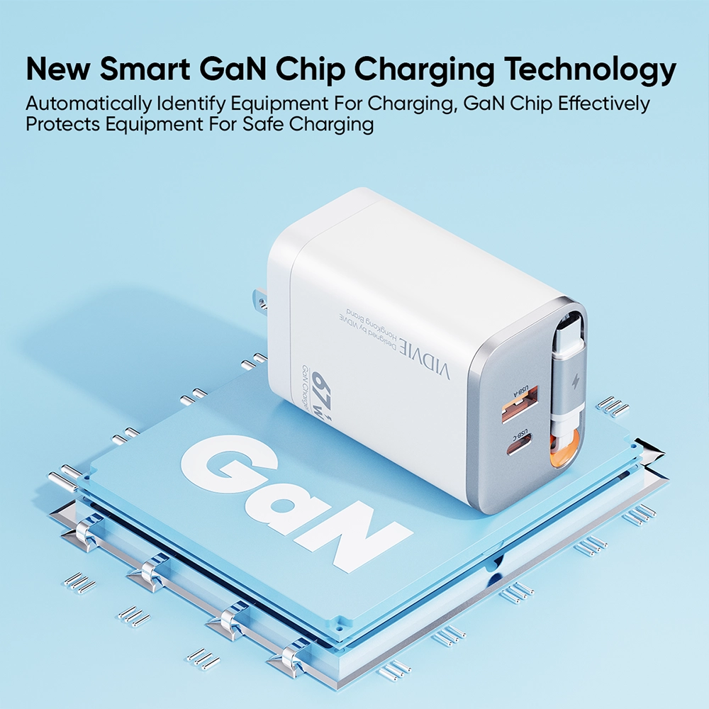 VIDVIE 67 Watt GaN Super Fast Charger - Image 3