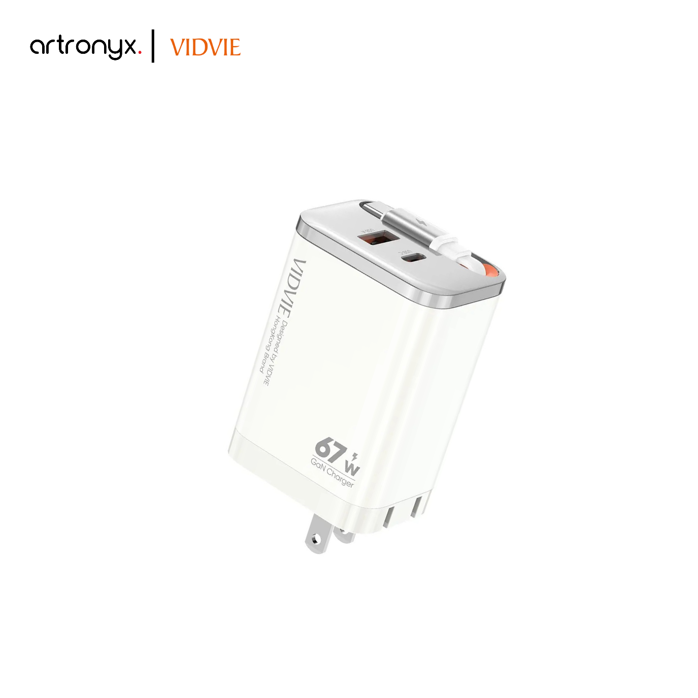 VIDVIE 67 Watt GaN Super Fast Charger