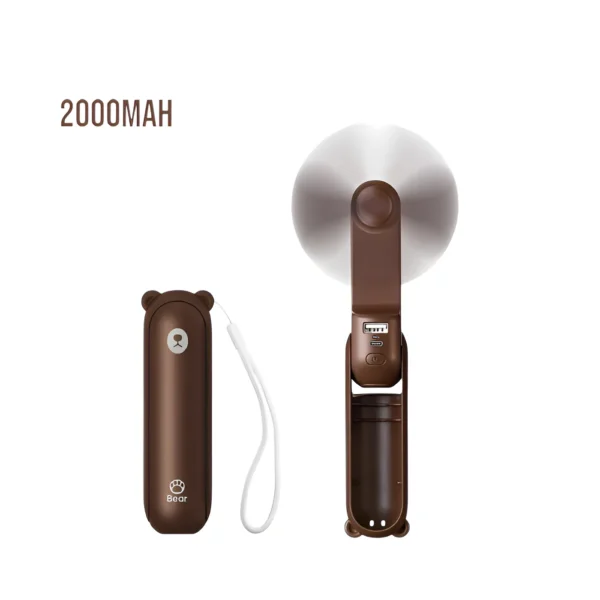 JISULIFE F8 3-in-1 Handheld Pocket Fan