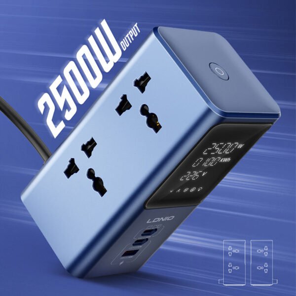 LDNIO SC2 65W Power Socket Tower