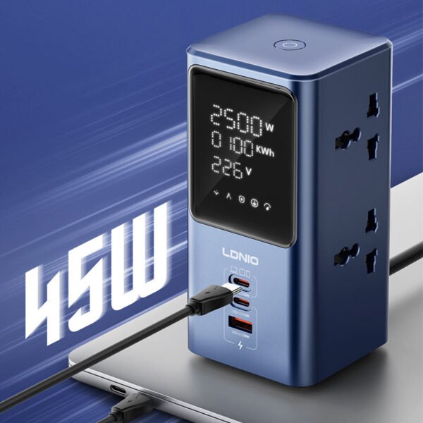 LDNIO SC2 65W Power Socket Tower