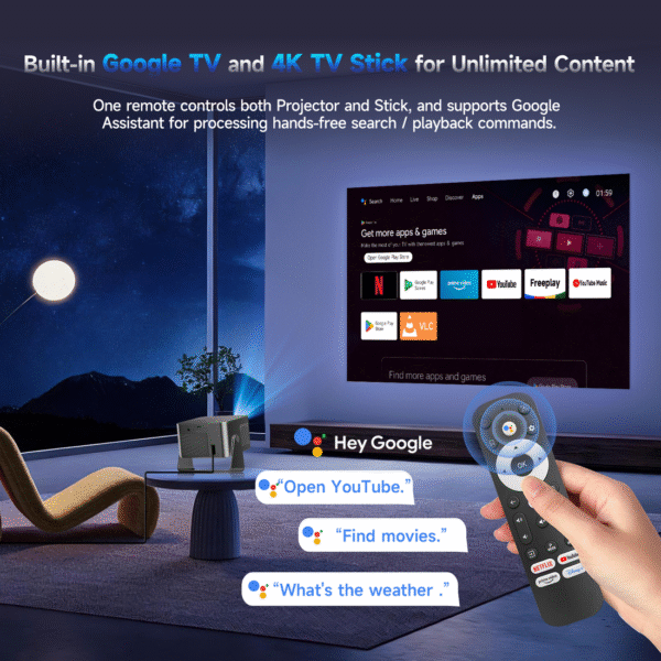 Magcubic HY350GT Android Smart Google Tv Projector