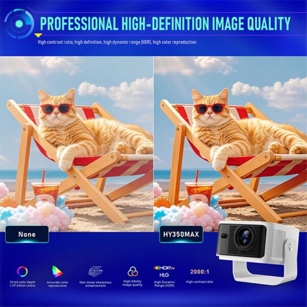 New HY350 Max 500ANSI Projector