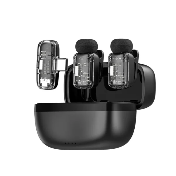 WiWU Wi-WM008 Dual Wireless Lavalier Microphone