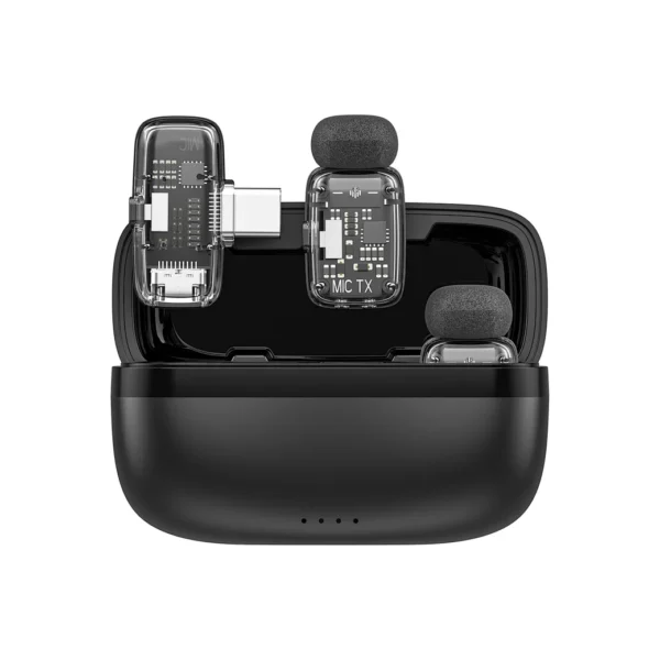 WiWU Wi-WM008 Dual Wireless Lavalier Microphone